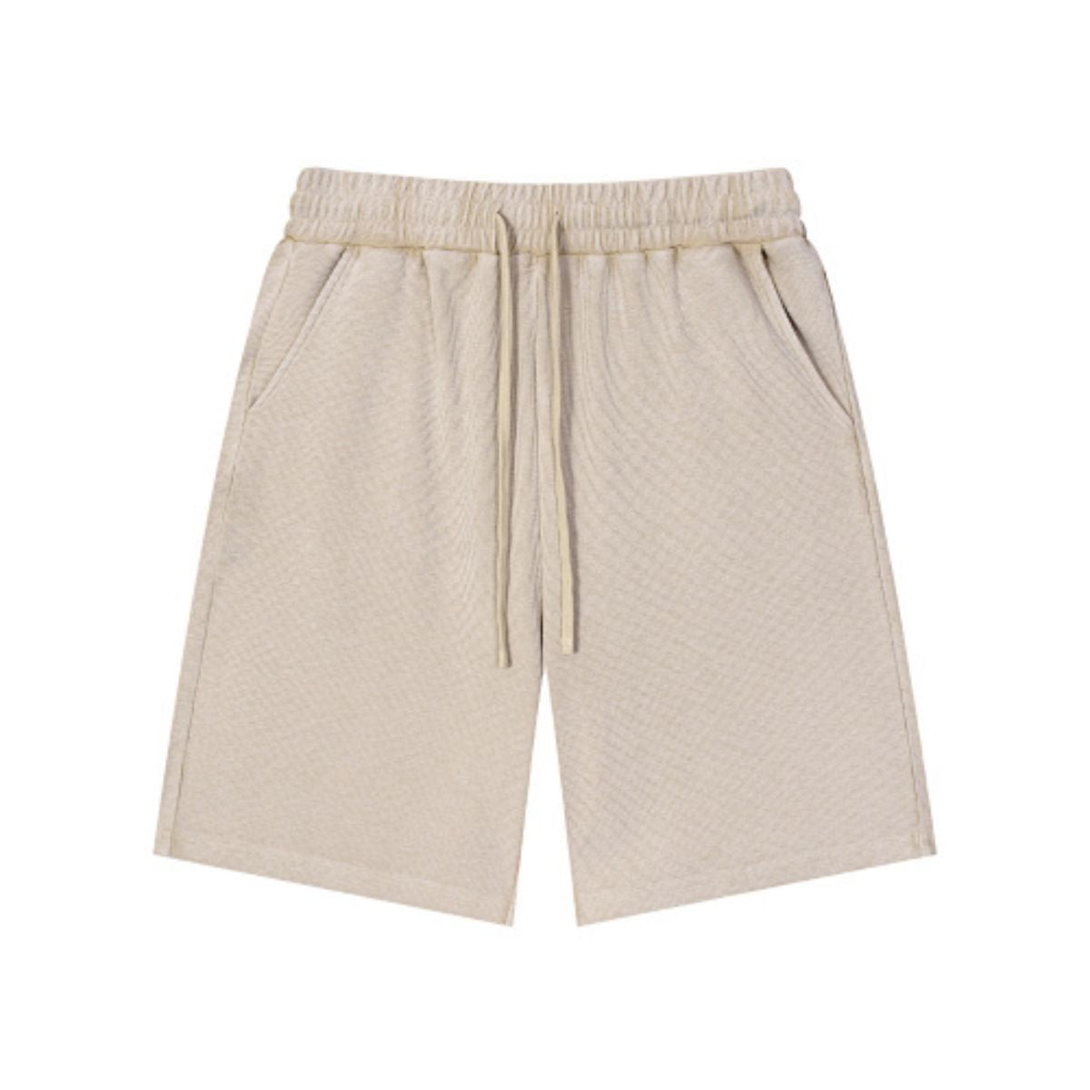 340G Waffle Knit Relaxed Fit Shorts