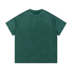 340G Vintage Wash Waffle Knit Relaxed Fit T-Shirt