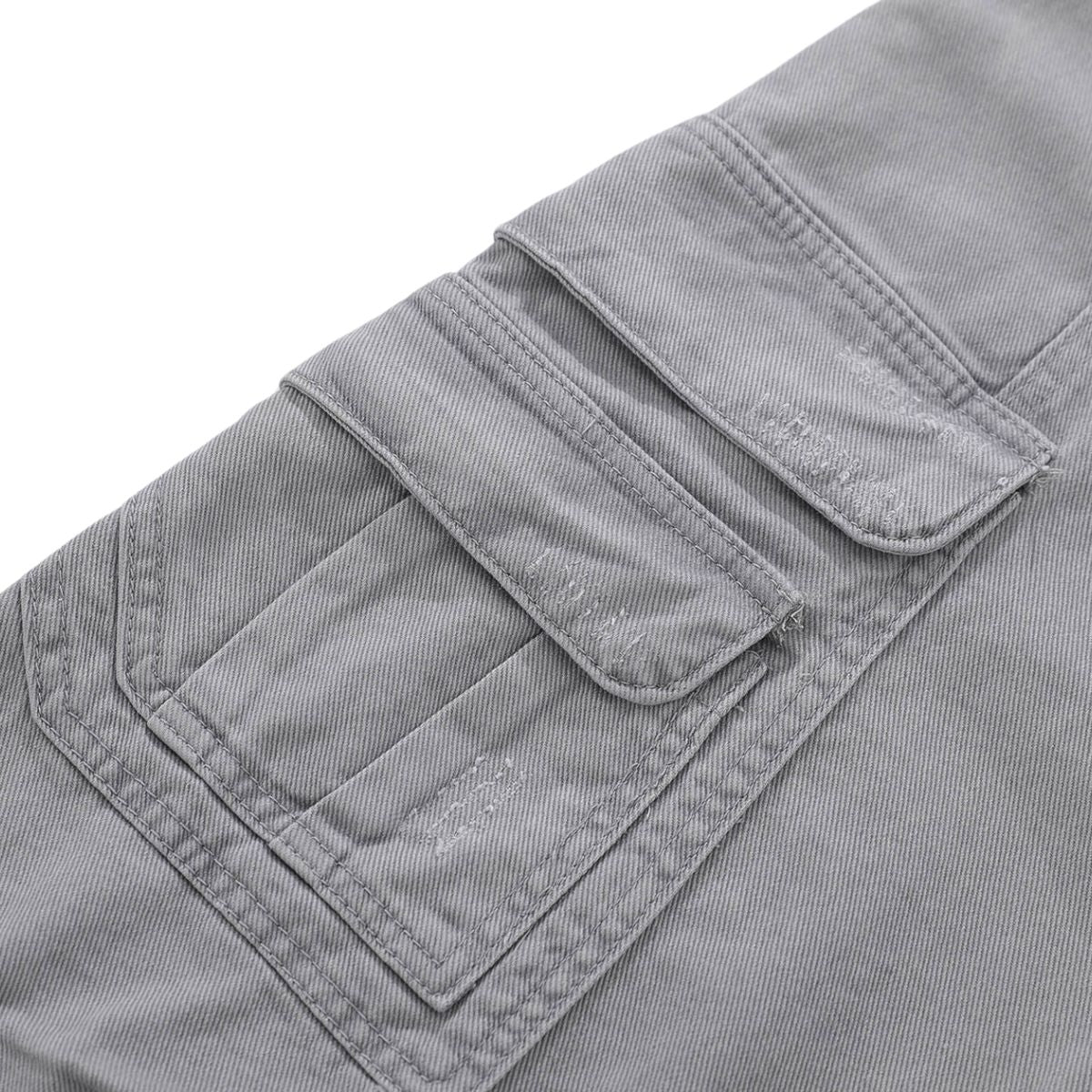 Multi Pocket Cargo Denim Shorts