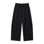 Minimalist Wide-Leg Elastic Waist Pants