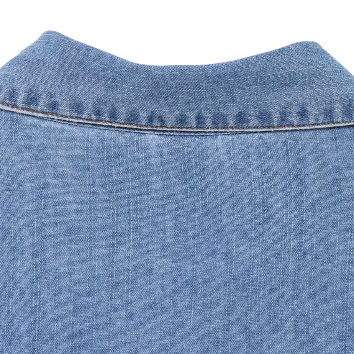 Women's Denim Shirt Stylish Blouse Layered Design Top