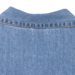 Women's Denim Shirt Stylish Blouse Layered Design Top