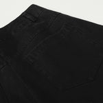 Black Wide Leg Pants Studded Accent Detail