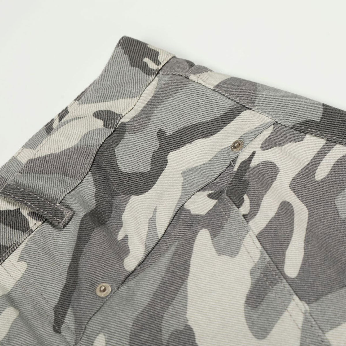 Utility Camouflage Cargo Wide Leg Pants