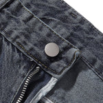 Vintage Whiskered Straight Leg Jeans