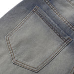 Vintage Frost Wash Button Fly Denim Shorts