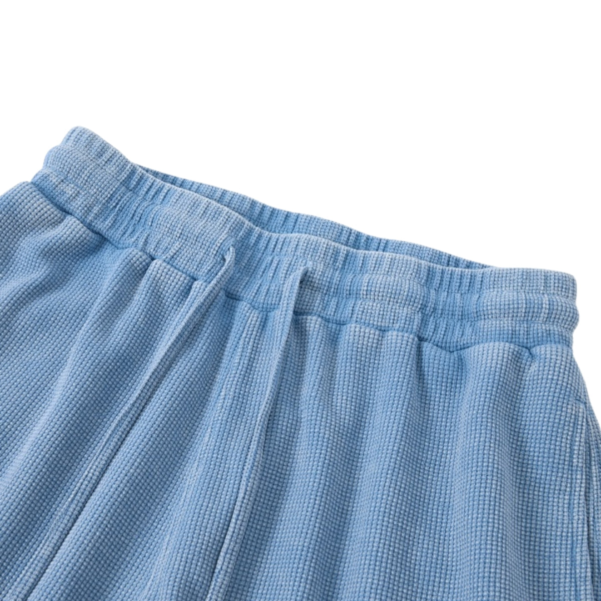 Men’s Vintage Wash Loose Fit Snowflake Waffle Shorts