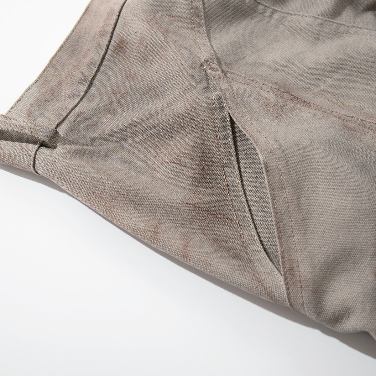 Paint Splatter Detail Wide Leg Jeans Geometric Stitching