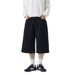 Retro Washed Baggy Straight-Leg Bermuda Shorts