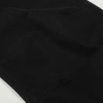 Black Wide Leg Pants Studded Accent Detail