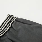 Casual Wide Leg Cargo Pants Striped Elastic Waistband