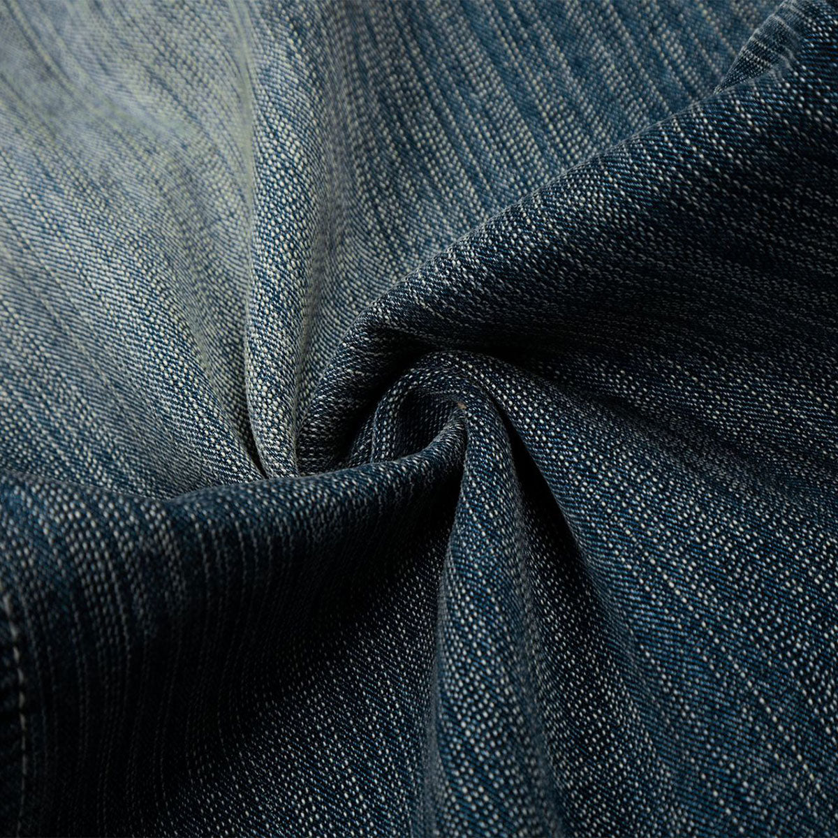 Bamboo Texture Cat Whisker American High Street Jeans