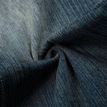 Bamboo Texture Cat Whisker American High Street Jeans