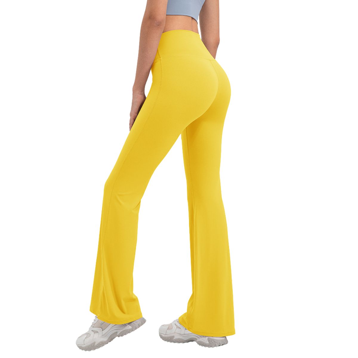 High Waist Micro Flare Yoga Pants for Women Moisture-Wicking Butt Lifting Gym & Yoga Leggings