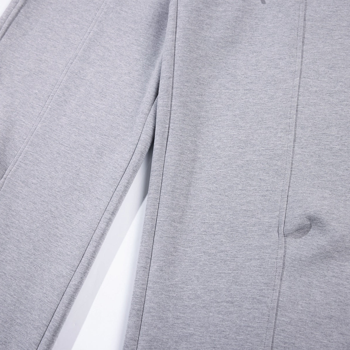 Relaxed Streetwear Deconstructed Curved Blade Joggers