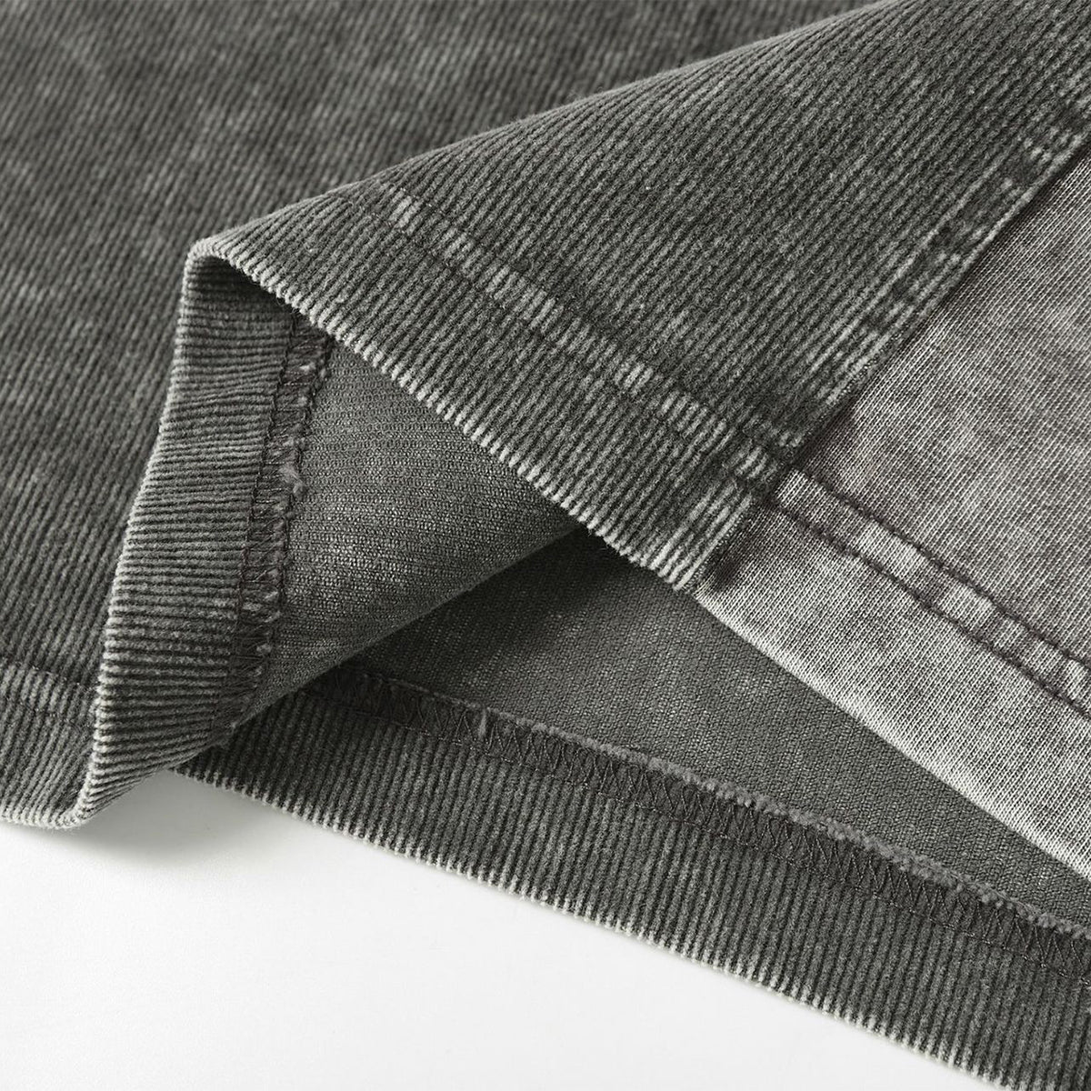 Two Tone Vintage Wash Contrast Panels Polo Shirt