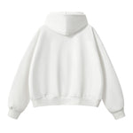 Solid Color Baggy Fleece Hoodie