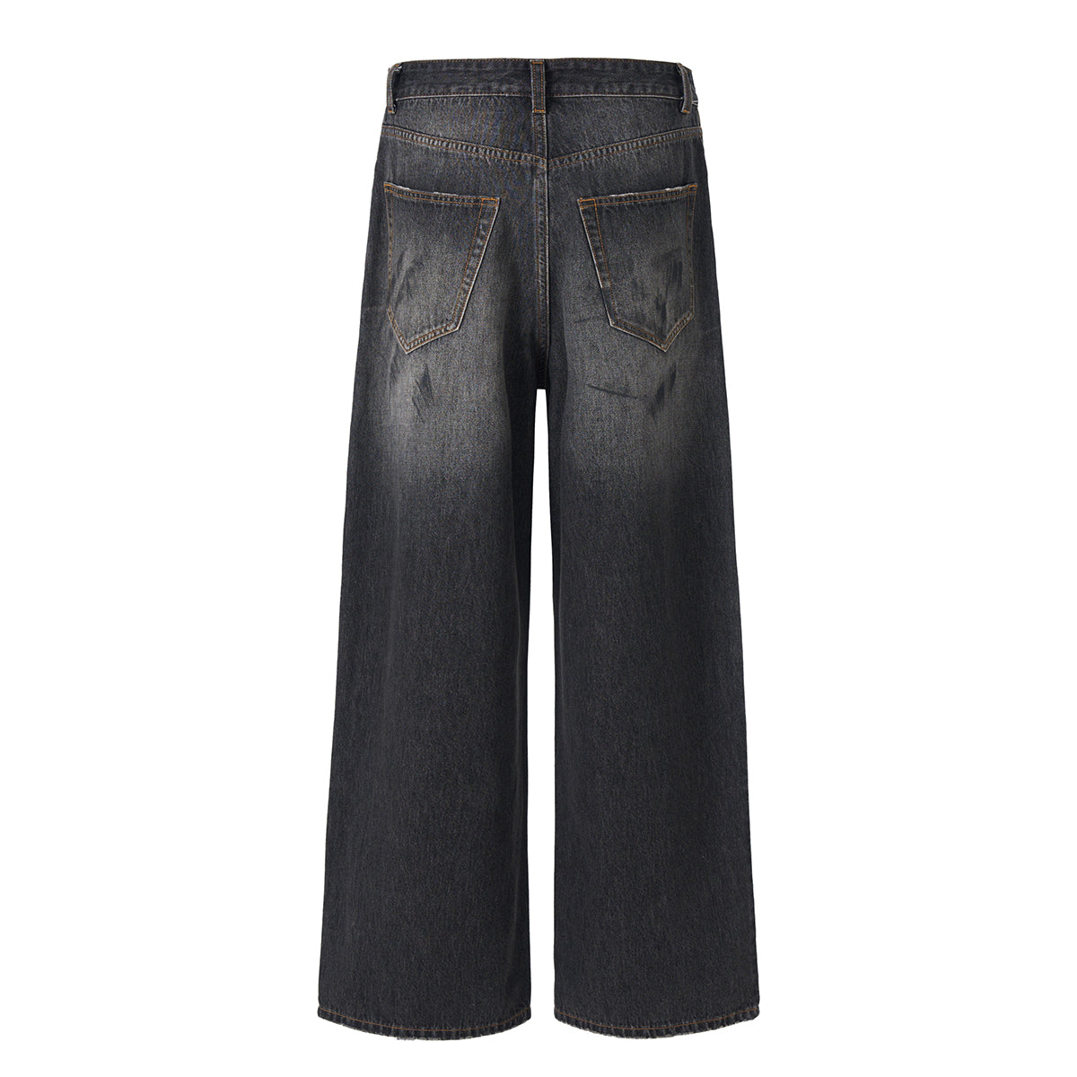 Paint Splatter Vintage Washed Straight Leg Jeans