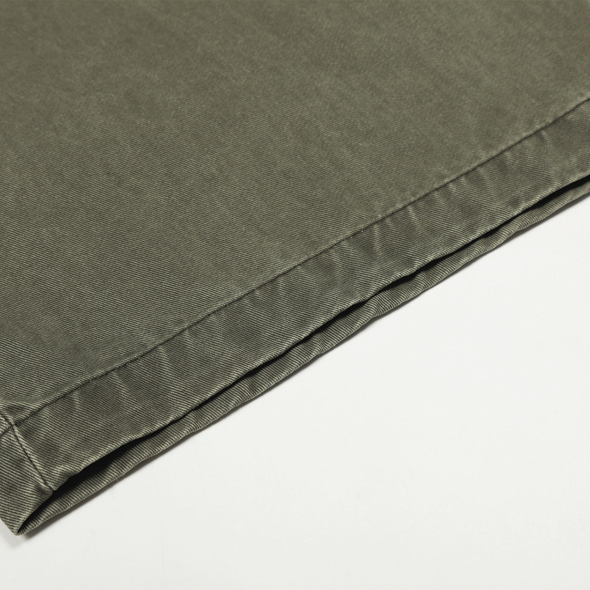 Olive Wide Leg Pants Star Cross Embroidery Details