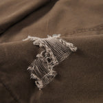 Vintage Washed Distressed Utility Bermuda Shorts