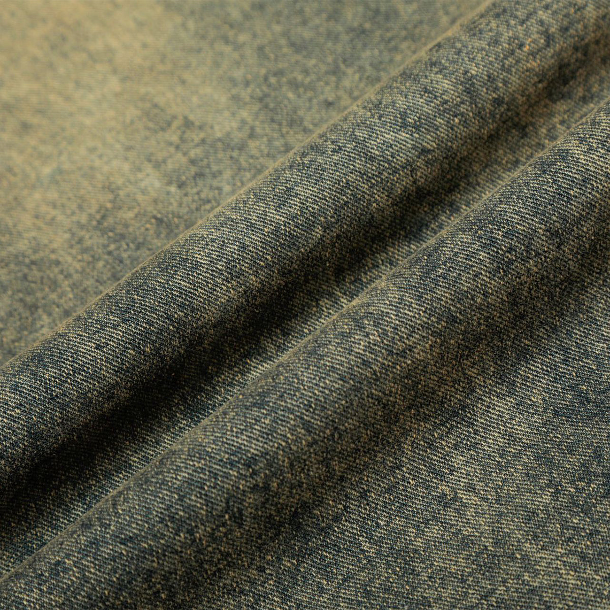 Distressed Wide Leg Denim Pants Asymmetrical Layered Waist