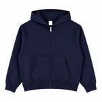 Boxy Cropped 340G Thermal Fleece Zip Hoodie