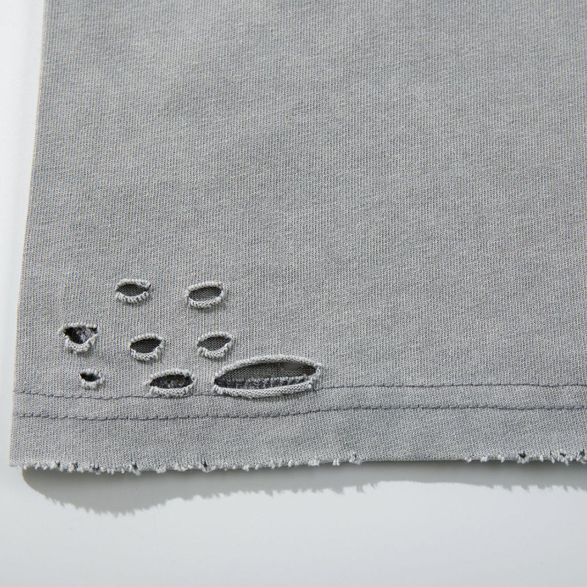 Vintage Washed Distressed Crewneck Short Sleeve Casual Tee