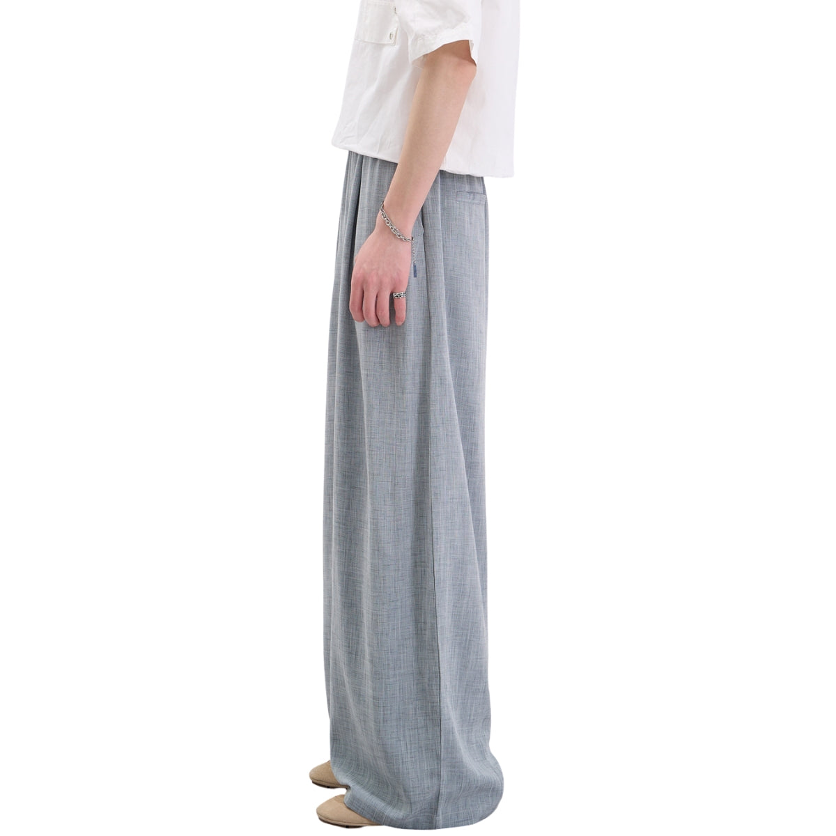 Minimalist Solid Flowy Pants