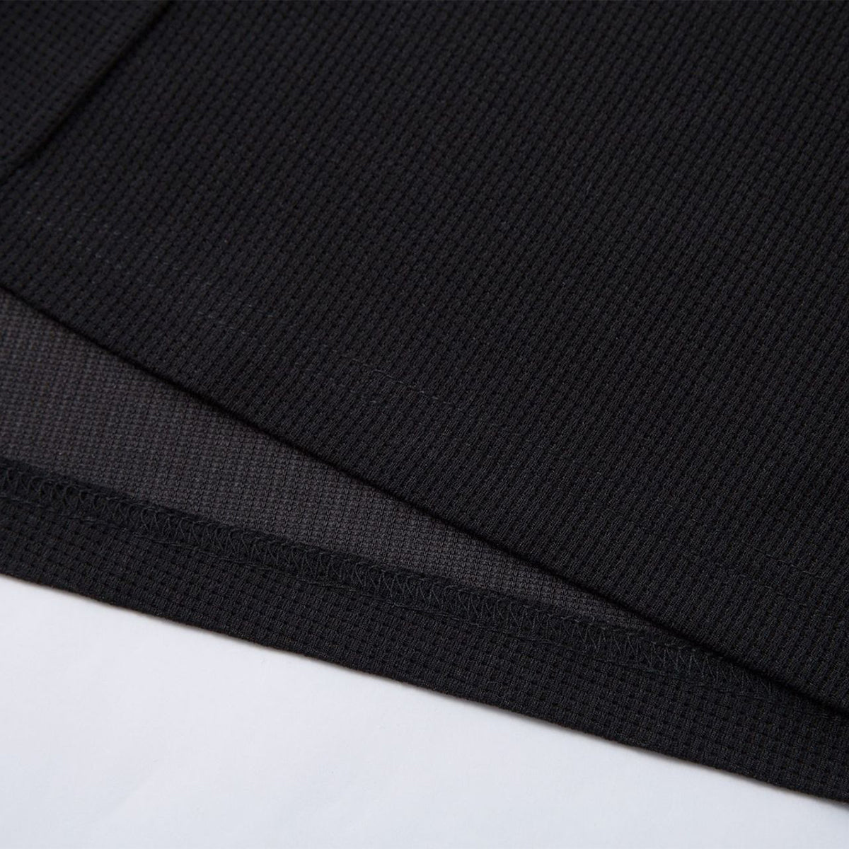 Vintage Waffle Knit Deconstructed Slim Crew Tee