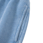 Men’s Vintage Wash Loose Fit Snowflake Waffle Shorts