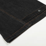 Structured Wide Leg Heavy Stitch Denim