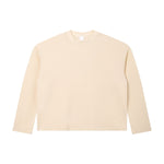 260G Waffle Knit Boxy Long Sleeve Tee