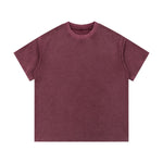 340G Vintage Wash Waffle Knit Relaxed Fit T-Shirt