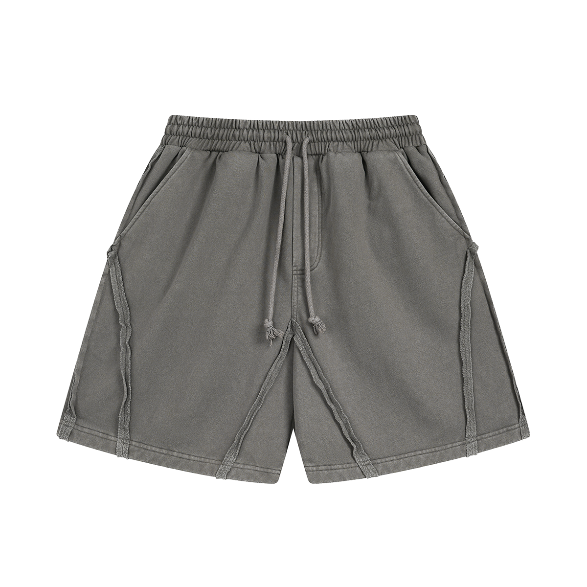 Vintage Washed Patchwork Sweat Shorts
