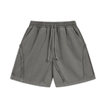 Vintage Washed Patchwork Sweat Shorts