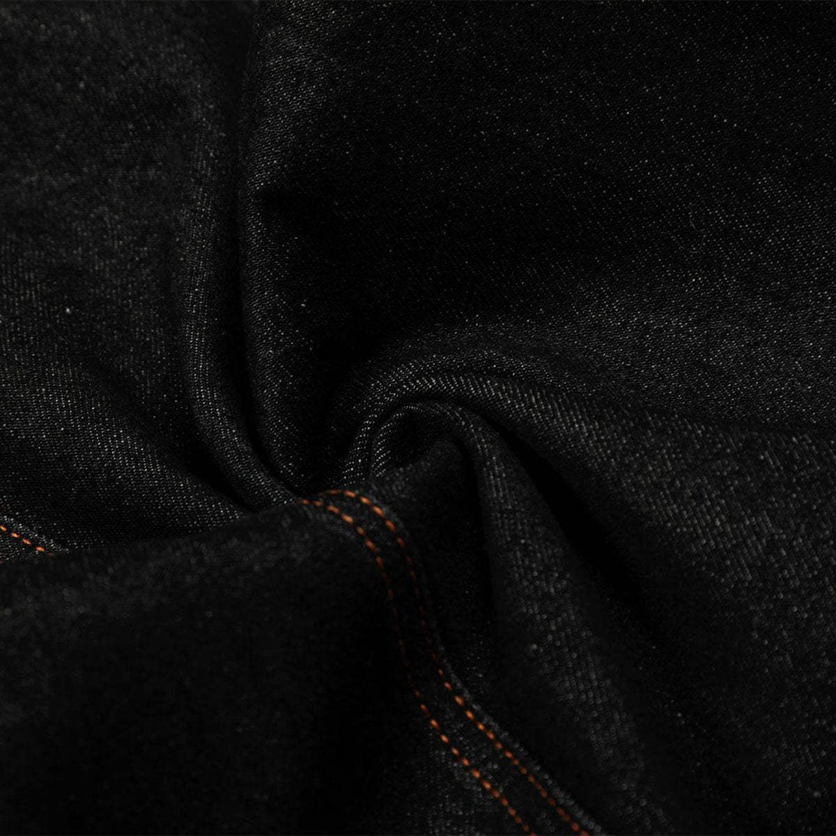 Structured Wide Leg Heavy Stitch Denim