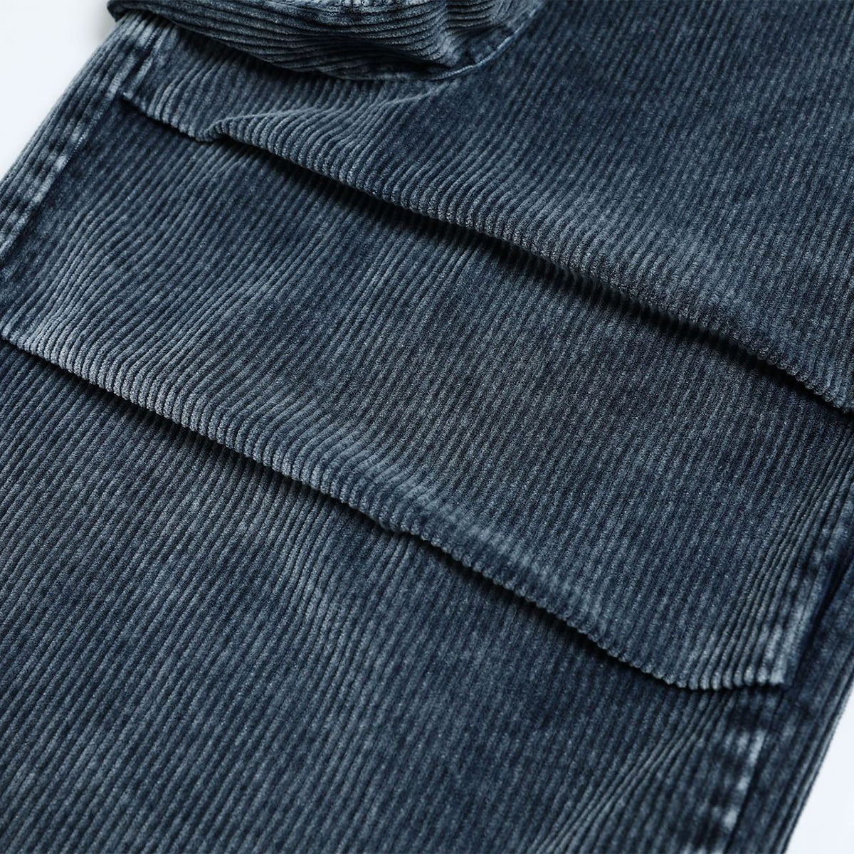 Washed Corduroy Deconstructed Relaxed Cargo Pants