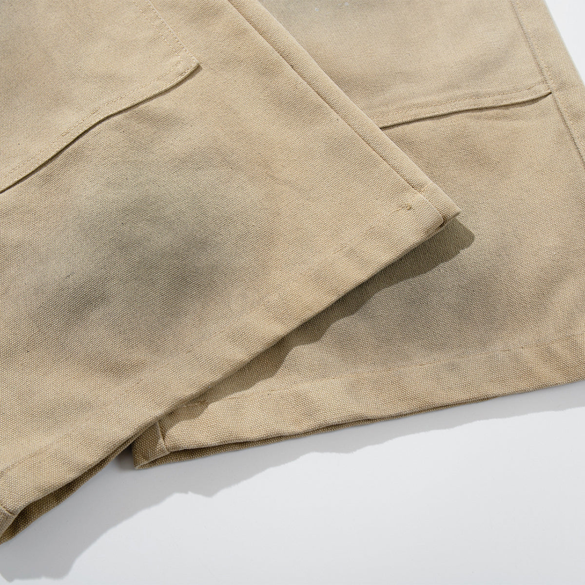 Distressed Detailing Vintage Wide Leg Painter Pants