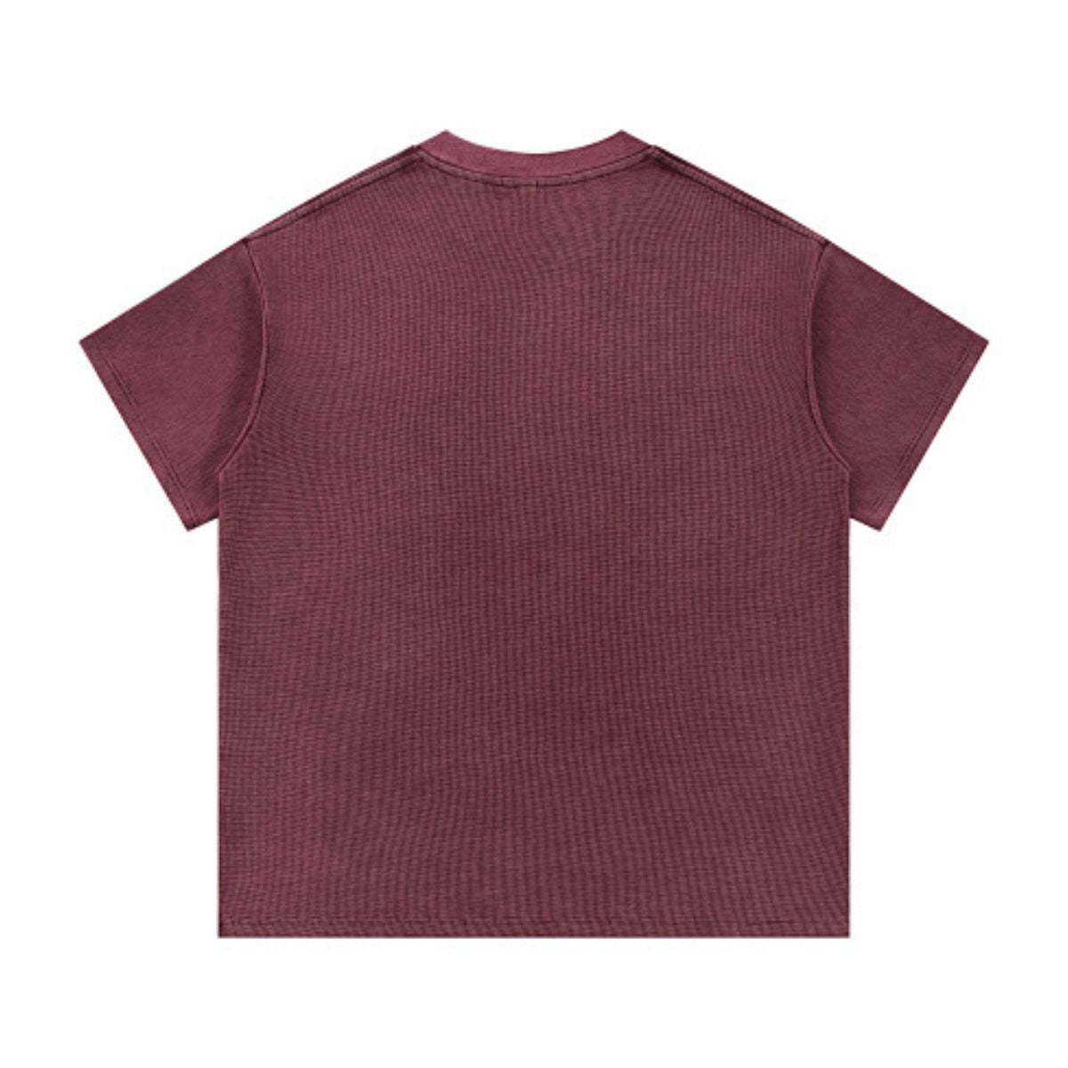 340G Vintage Wash Waffle Knit Relaxed Fit T-Shirt