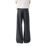 Vintage High Street Pleated Wide-Leg Draped Trousers