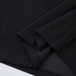 Vintage Waffle Knit Deconstructed Slim Crew Tee