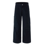 Cargo Wide Leg Stretch Waist Office Commuter Pants