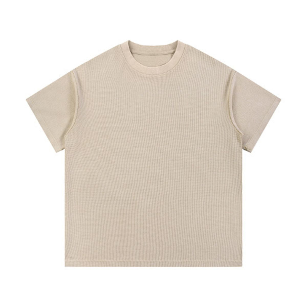 340G Vintage Wash Waffle Knit Relaxed Fit T-Shirt