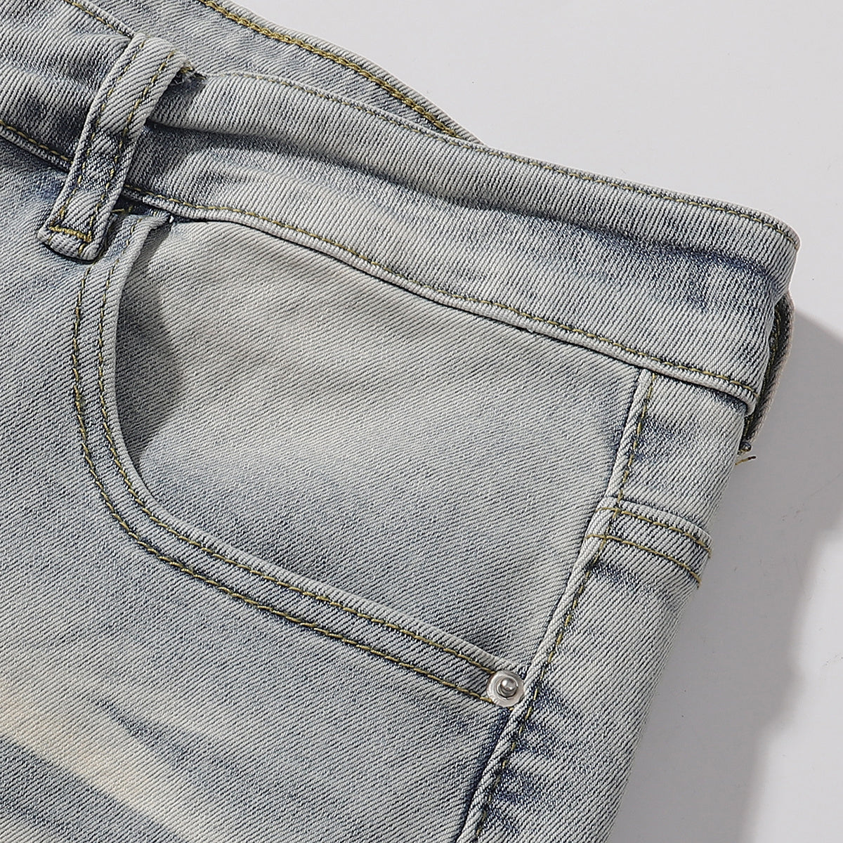 Light Wash Vintage Slight Flare Jeans
