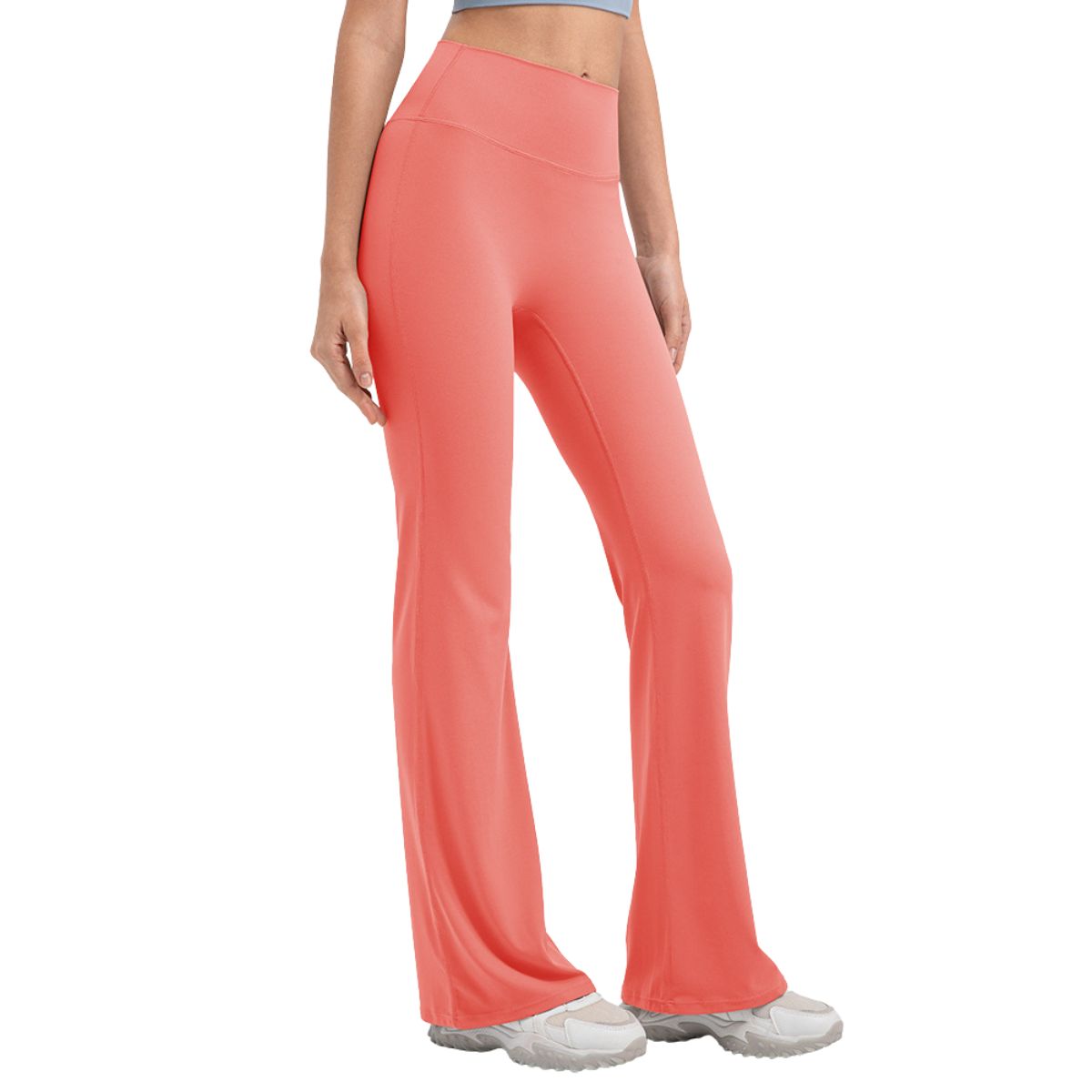 High Waist Micro Flare Yoga Pants for Women Moisture-Wicking Butt Lifting Gym & Yoga Leggings