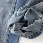 Paint Splatter Distressed Baggy Denim Pants