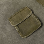 Streetwear Inspired Color Blocked Washed Casual Cotton Tee