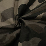 Camouflage Utility Wide Leg Adjustable Hem Pants