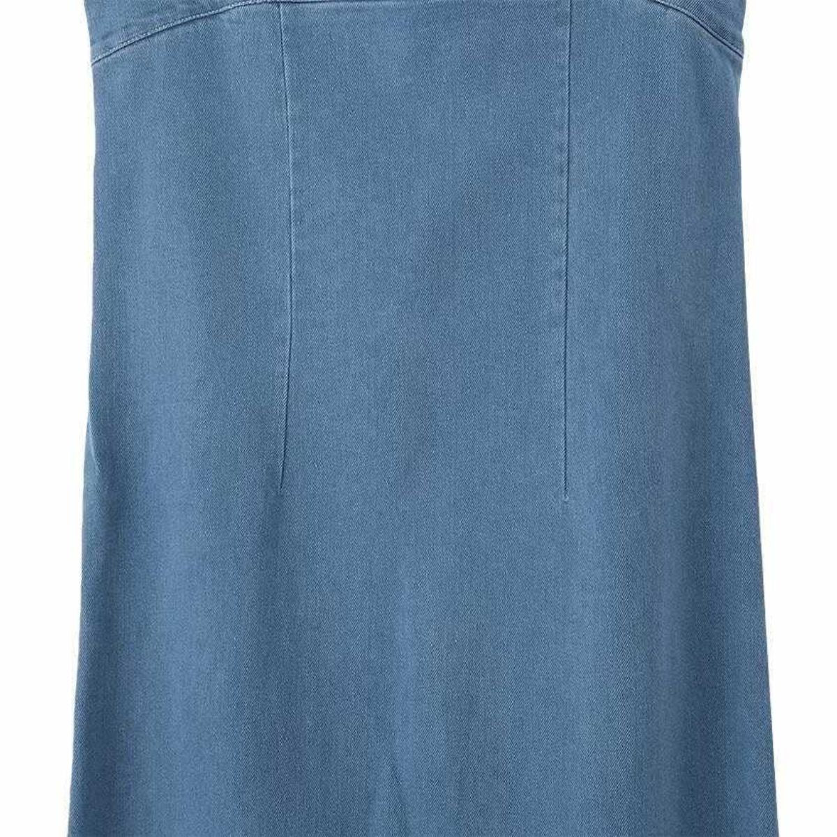Light Blue Denim Slip Dress