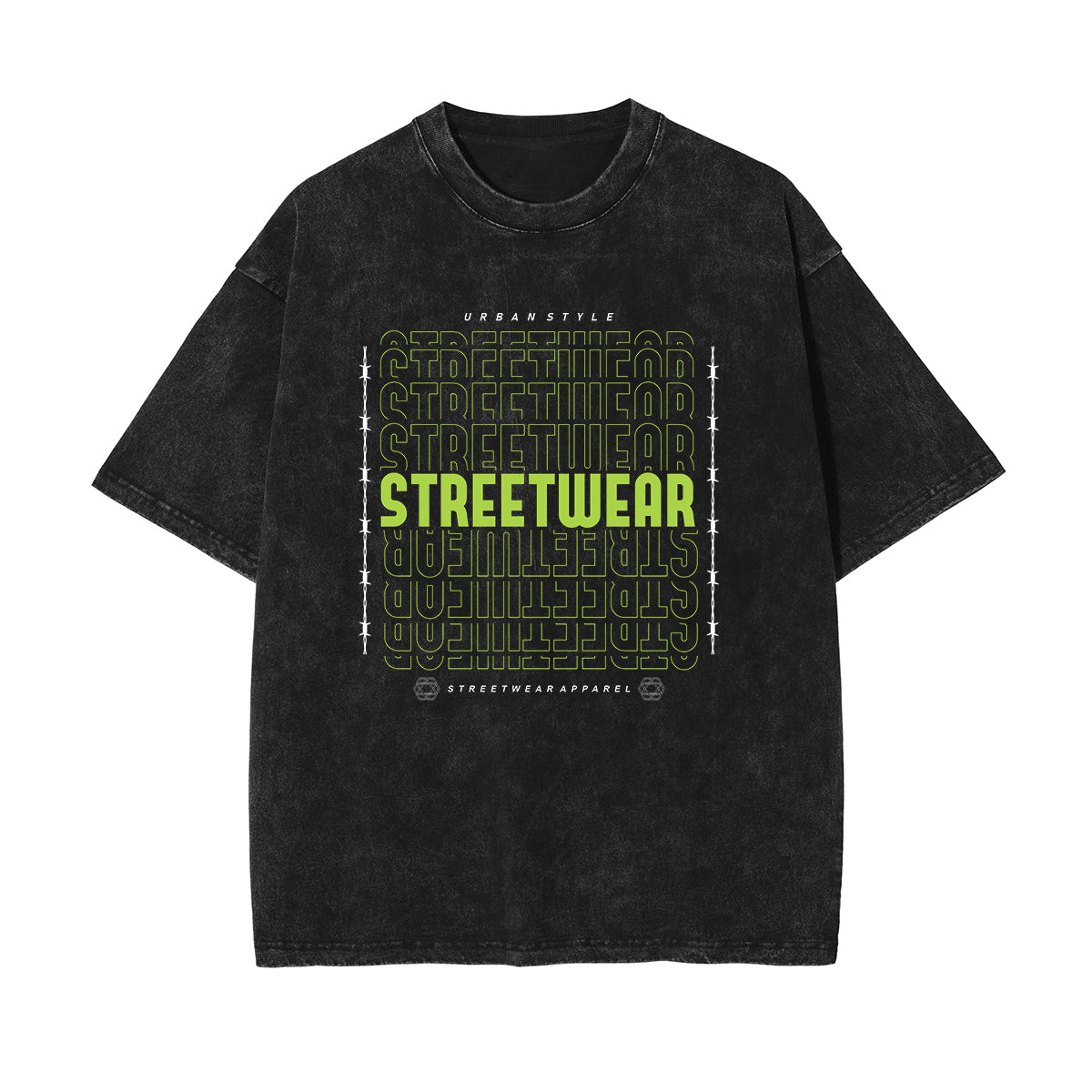 Streetwear Typography Graphic Tee-INNBLAC Fashion Apparel